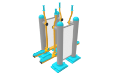 Havada Ciftli Gezinim Aleti PF-205 | Dış Mekan Spor Aletleri | Erse Kent Mobilyaları